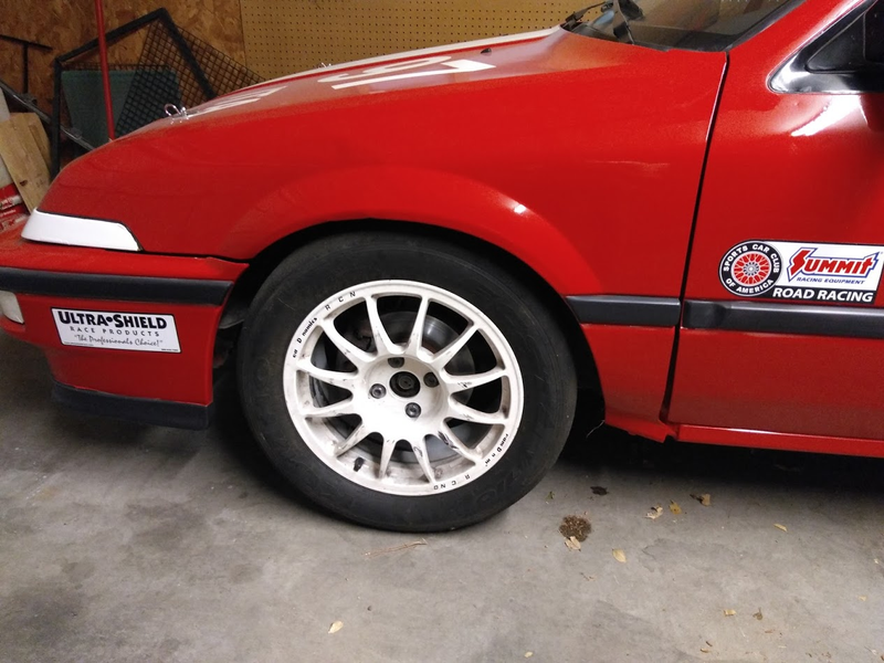 A wheel that was so well acquainted with ye olde torque wrench